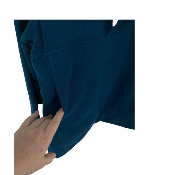 Avalanche Blue 1/4 Zip Textured Fleece Sweatshirt NWT Size S - Picture 4 of 9